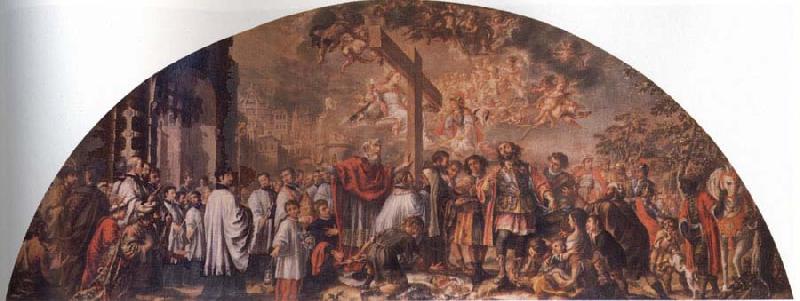 Juan de Valdes Leal Exaltation of the Cross France oil painting art